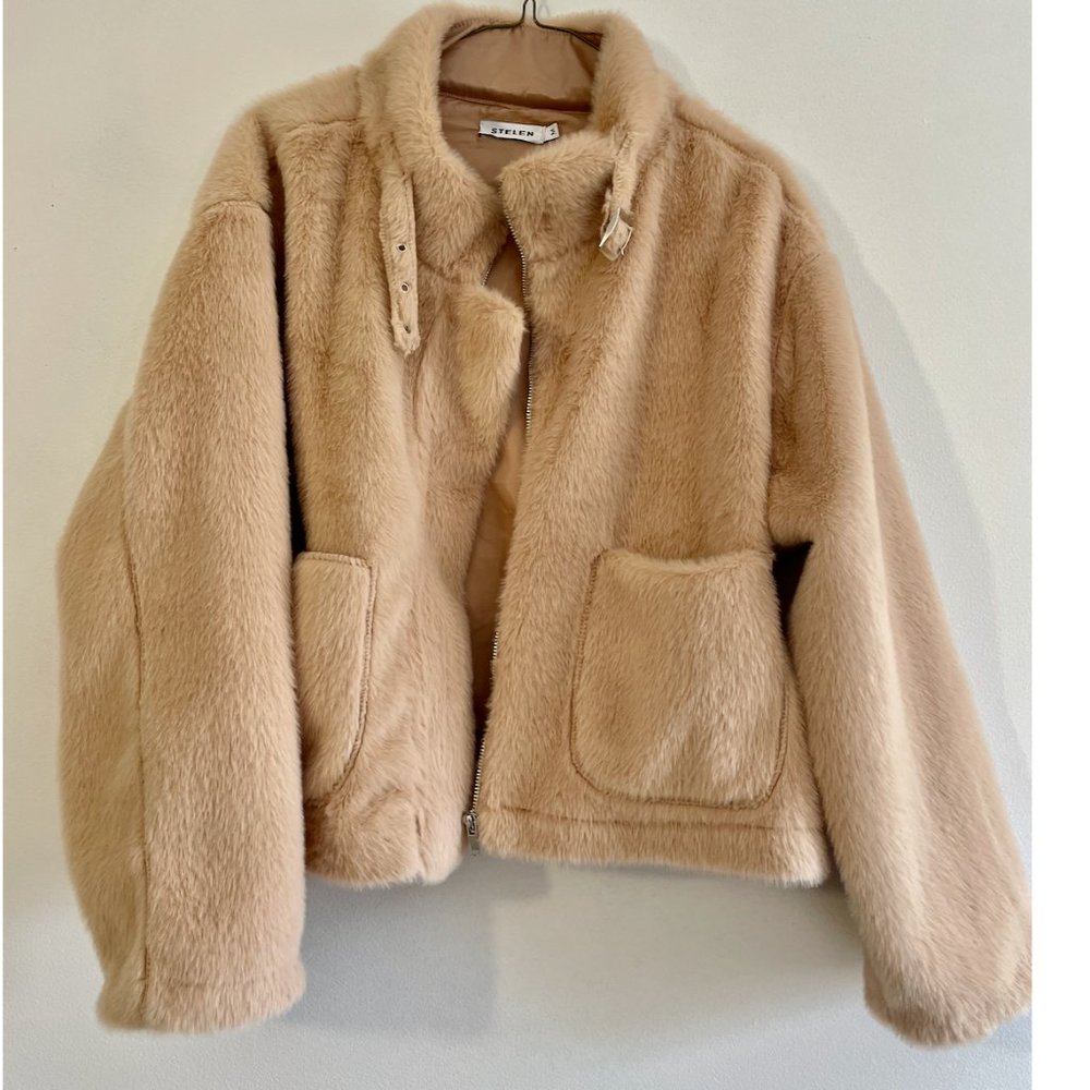 NEED SUPPLY (STELEN) FAUX FUR JACKET